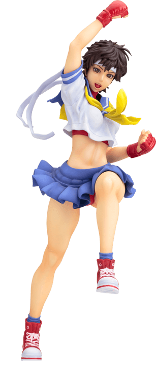 日本正本ストリートファイター美少女 さくら 「ストリートファイター」 1/7 PVC製塗装済み完成品Street Fighter SAKURA ストリートファイター